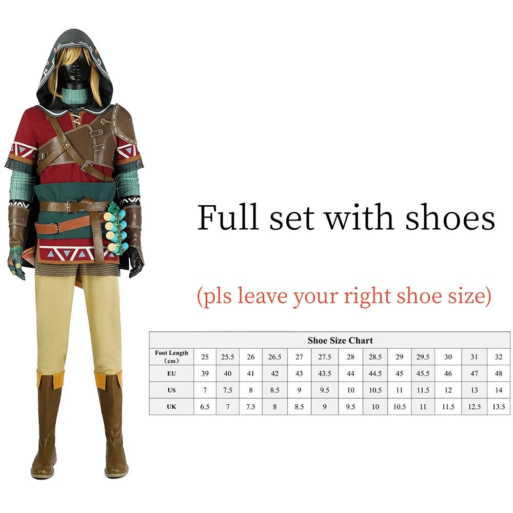 Игра Зельда Косплей Гилянская Туника Броня Костюм Для Мужчин Фантазия Боевой Костюм
