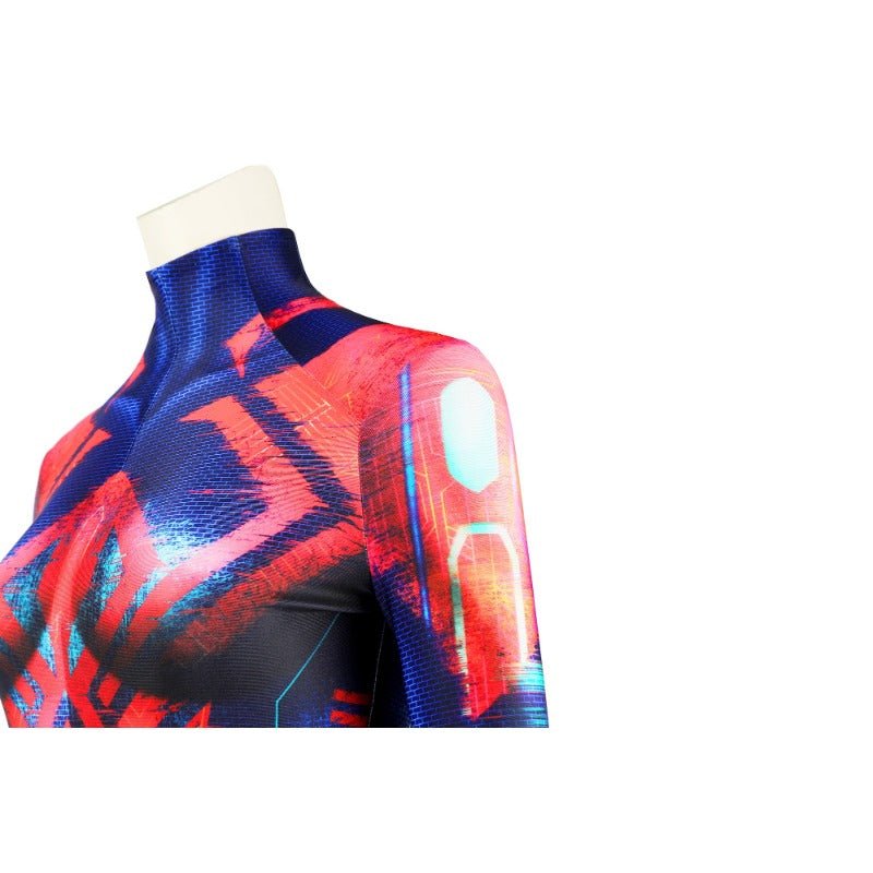 ГОРЯЧИЙ Костюм Spider-Man 2099 Мигеля О'Хары для косплея из фильма 'Человек-Паук: Через вселенные'