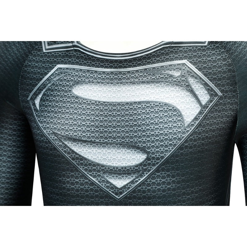 Детский косплей костюм супергероя Кларка в черном для детей