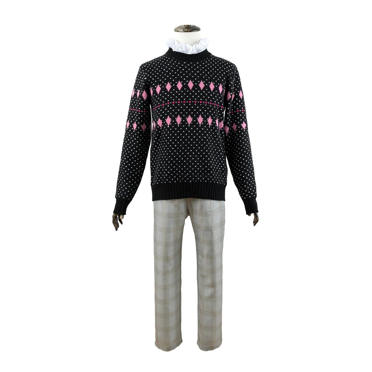 Костюм для косплея Чигири из аниме Blue Lock: парик, свитер, брюки и сумка