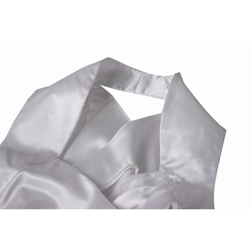 Костюм для косплея Лунафрея Нокс Флере из игры XV - Элегантное белое платье для вечеринок на Хэллоуин