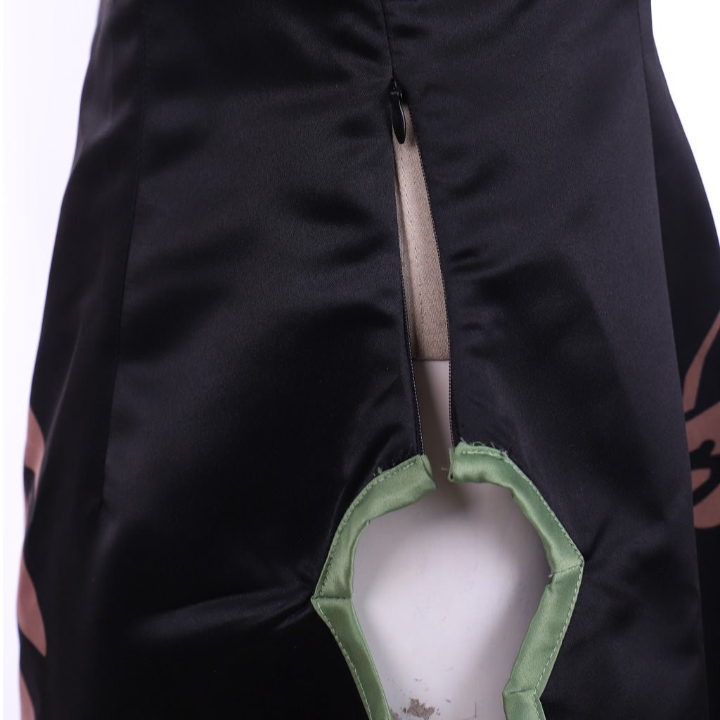 Костюм для косплея Тао Джун из Shaman King - черное чеонгсам