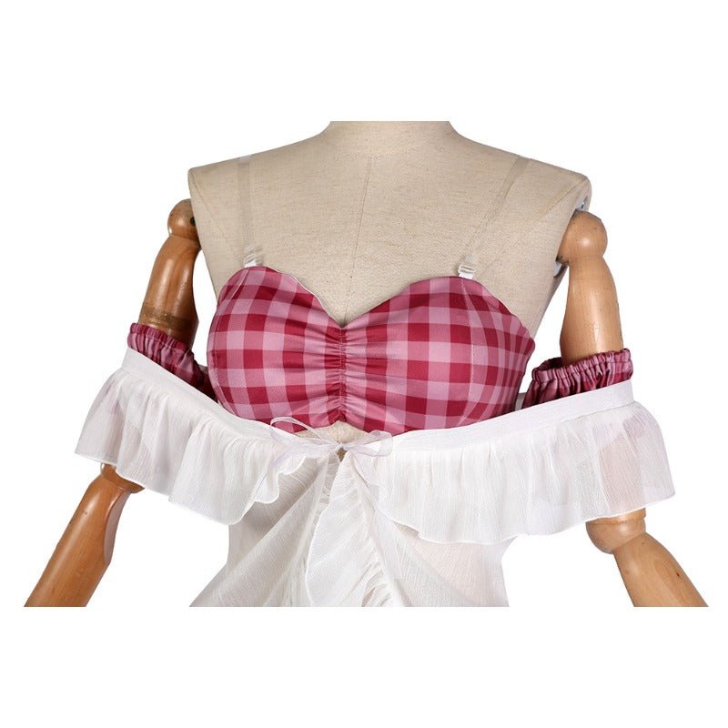 Костюм для косплея Eyjafjalla из Arknights в летнем наряде, стандартный размер