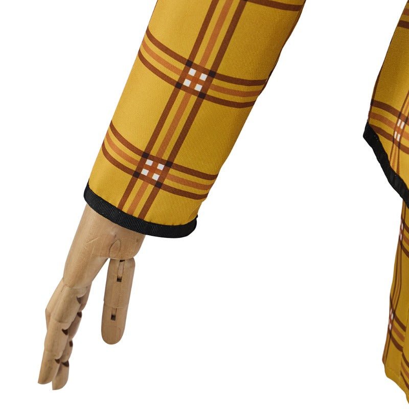 Костюм Чер из «Клуэлесс» для женщин - желтый клетчатый школьный наряд 90-х