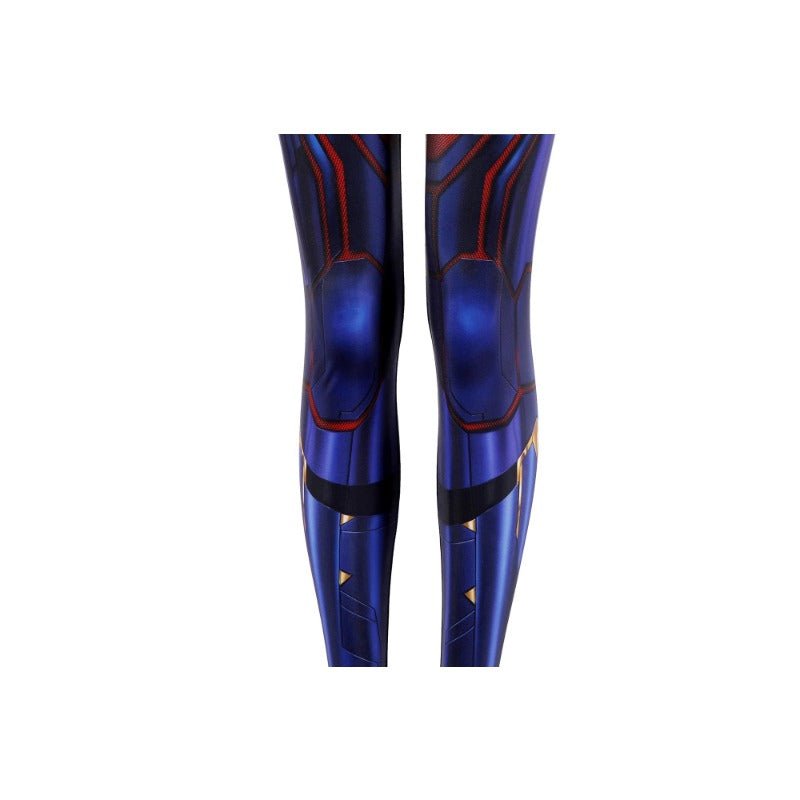 Костюм Капитана Марвел Кэрол Дэнверс HD Печать Косплей Комбинезон - Вдохновленный Костюмом из Мстителей: Финал