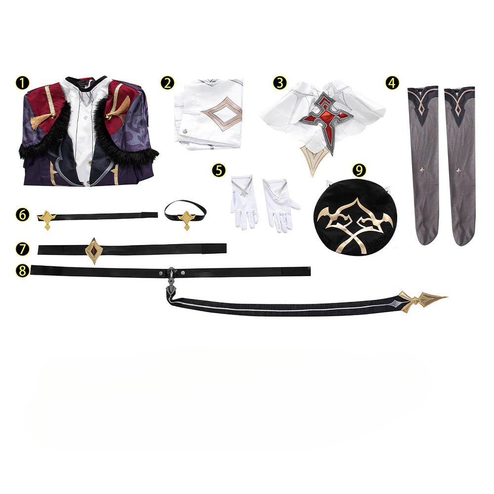 Костюм Лизы из Genshin Impact для мужчин