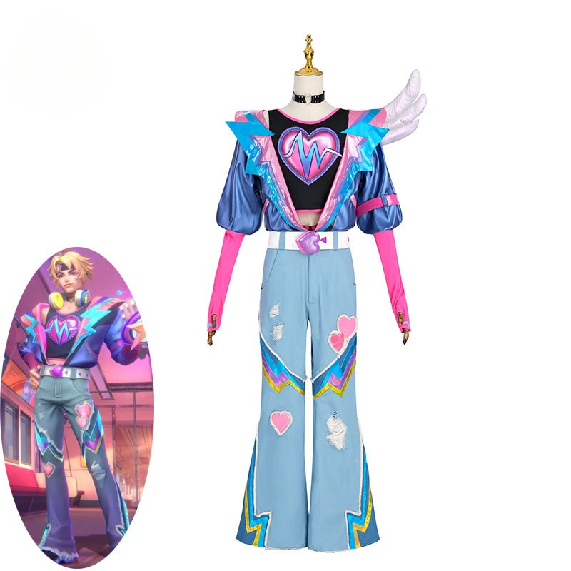 LOL Lovestruck Ezreal Костюм для косплея LOL День Святого Валентина Новая версия