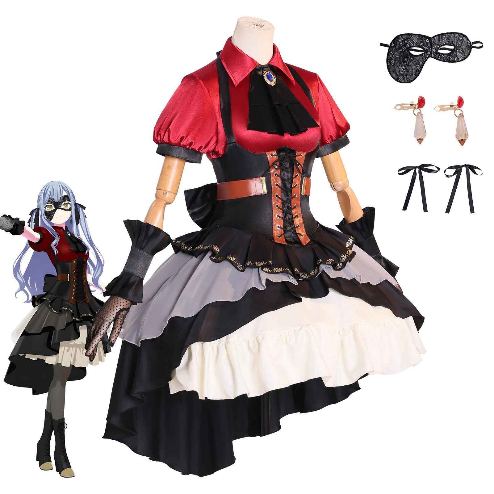 Костюм для косплея Sakiko Toyokawa из BanG Dream! Ave Mujica