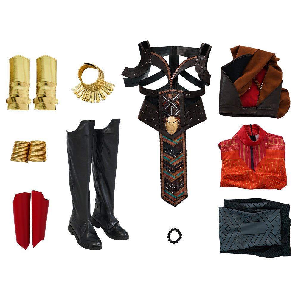 Костюм Окойе из фильма 'Черная Пантера: Ваканда навсегда' - Женский боевой костюм