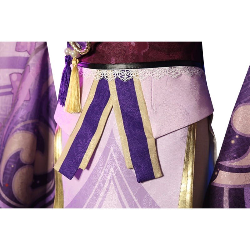 Костюм для косплея Райден Сёгун из Genshin Impact - Элегантные платья для Хэллоуина и мероприятий