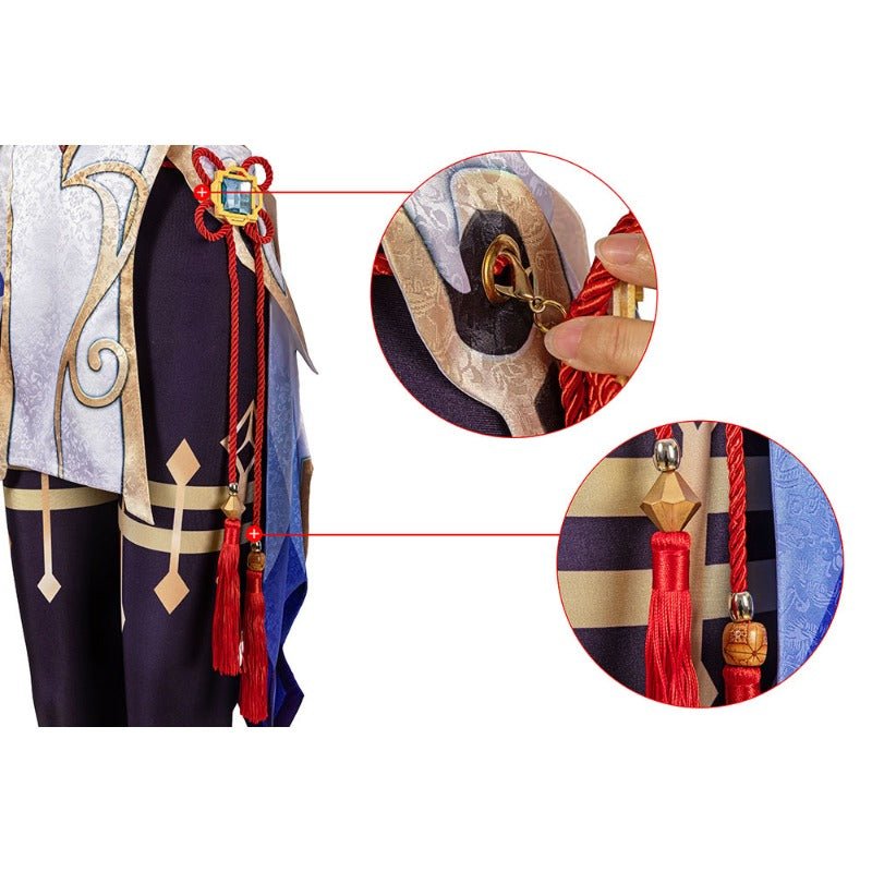 Костюм для косплея Гань Ю из Genshin Impact: комбинезон на Хэллоуин