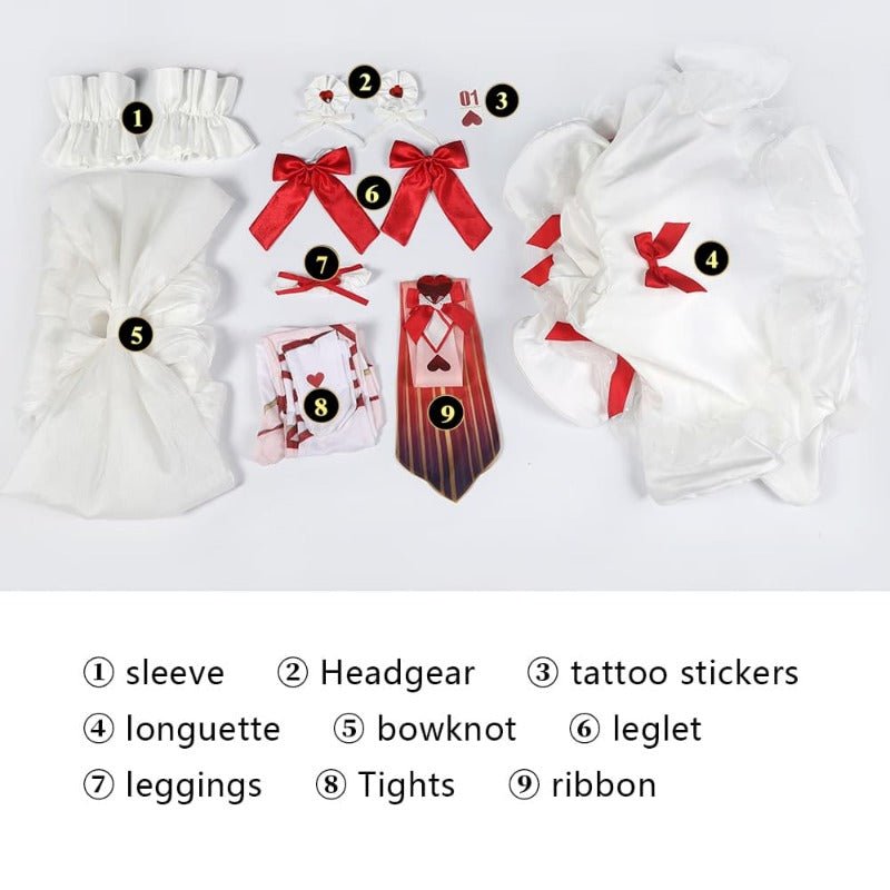 Костюм Miku для косплея: Ангельский Хэллоуинский наряд из Сада Эдема