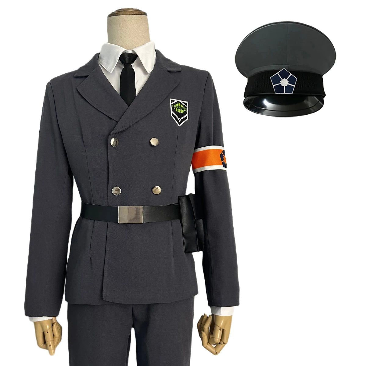 Косплей костюм Blue Lock: Выставочные охранники (Рин Итоши, Исаги, Бачира, Наги и др.) с париком и розовой сеткой