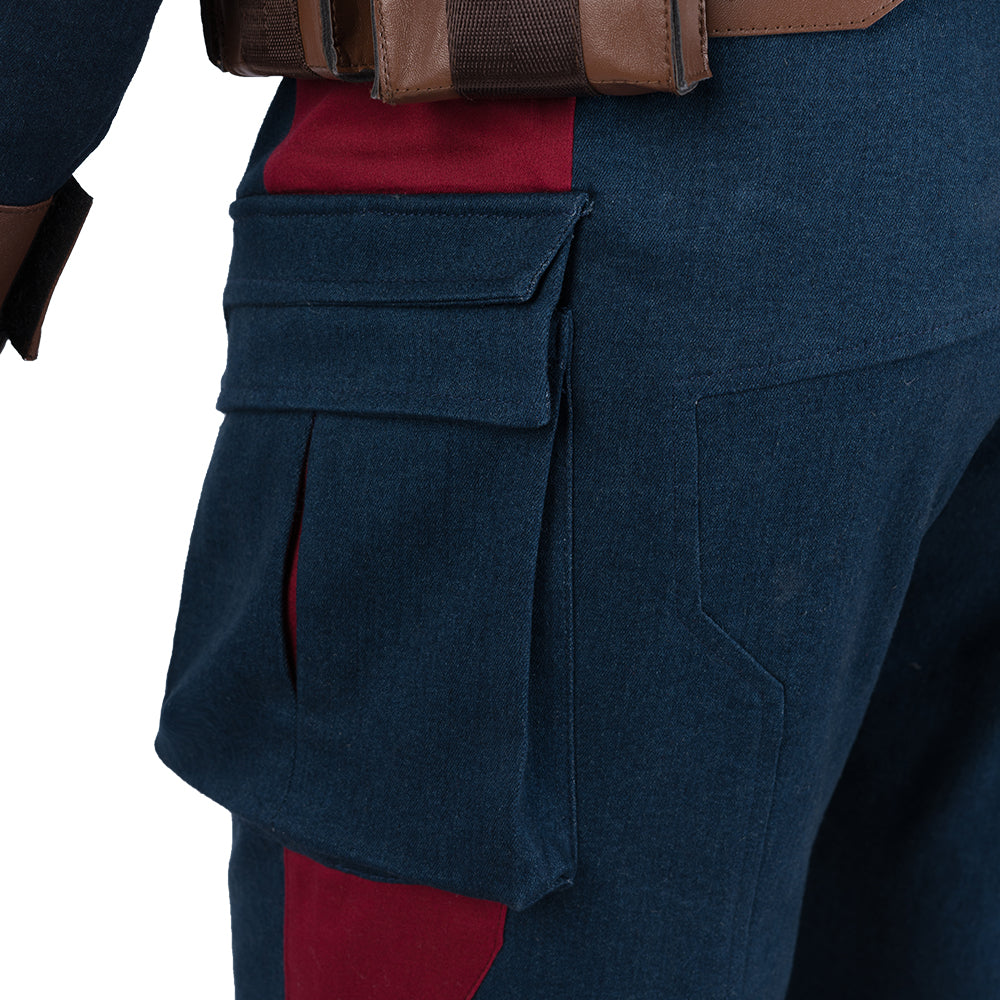 Костюм Капитана Америки из фильма 'Мстители: Финал' - Премиум качество, реплика из фильма