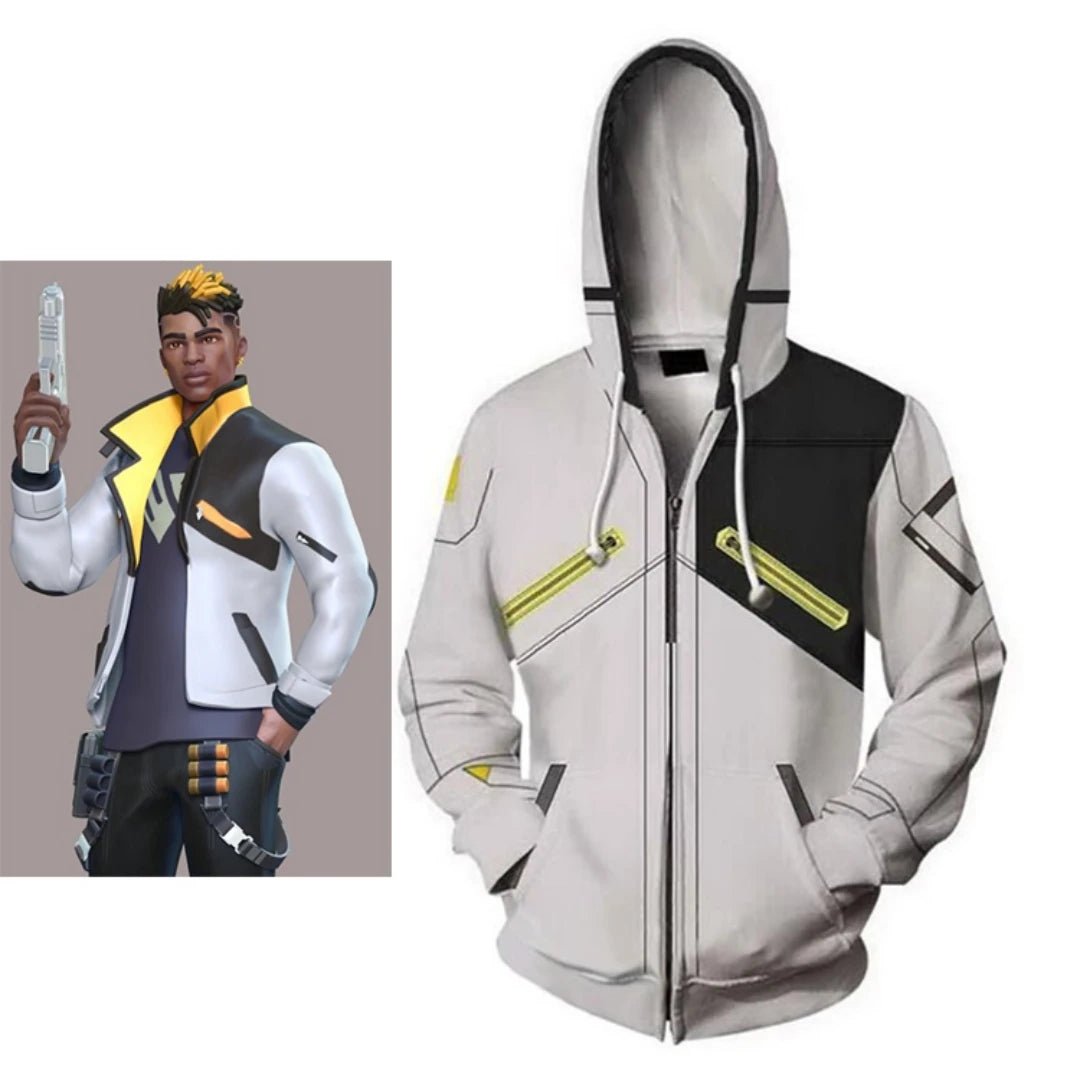 Игра Valorant Феникс Косплей Толстовка для Взрослых Мужчин и Женщин 3D Печать Толстовка Пальто Хэллоуин Карнавал Вечеринка Свитшот