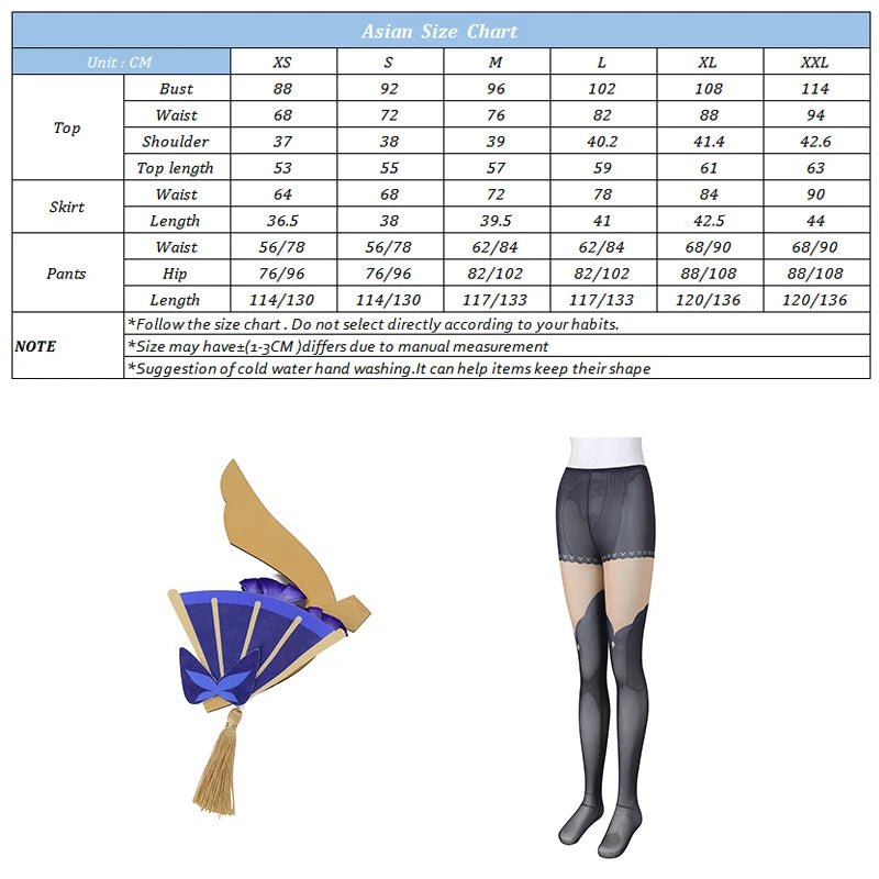 Костюм для косплея Баал из Genshin Impact - Райден Сёгун, полный набор для женщин