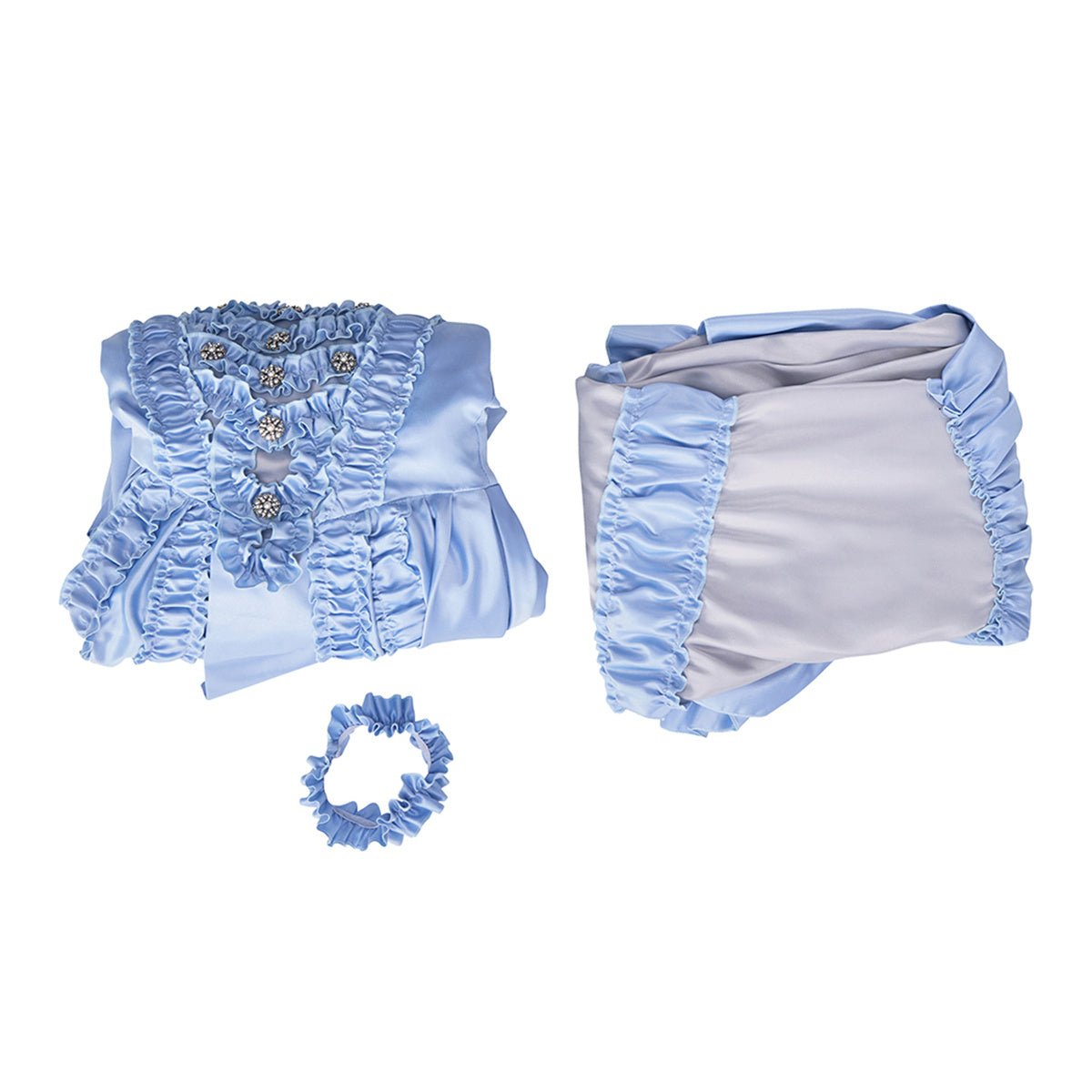 Рококо Голубое Платье – Элегантный Костюм для Косплея