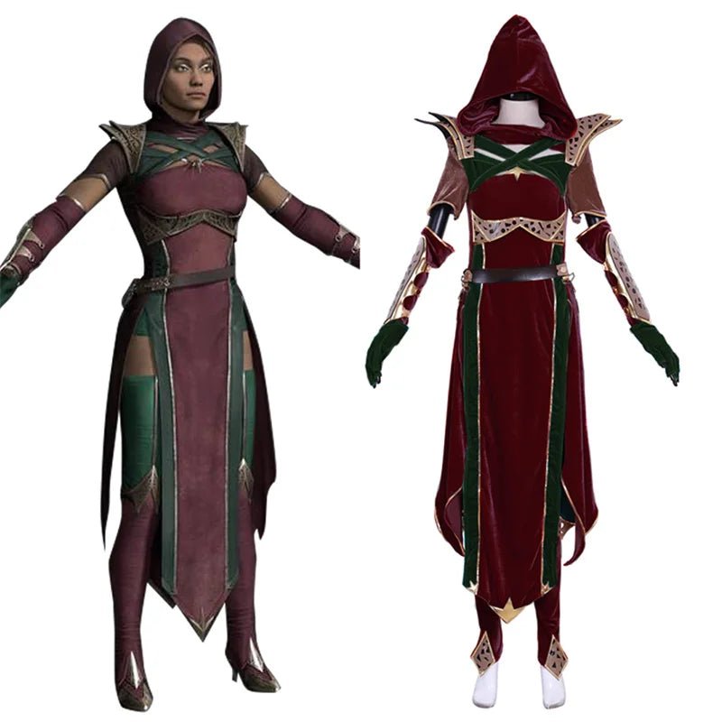 Костюм для косплея Mortal Kombat Jade полный набор для взрослых женщин | Хэллоуин и вечеринки