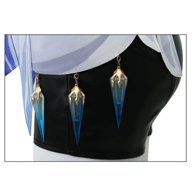 Костюм для косплея Skirk из Genshin Impact – наряд учителя Тартальи для женщин