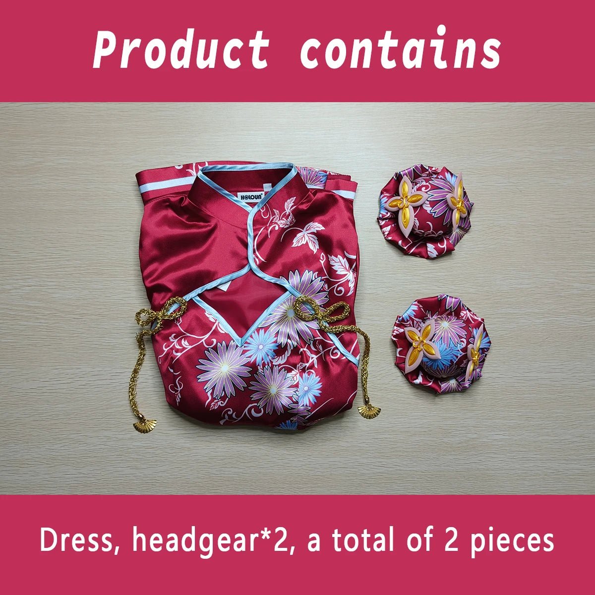 OSHI NO KO Аниме Руби Хошино Косплей Китайский Костюм Чонсам Милое Платье Аксессуар для Волос Подарок на Праздник Хэллоуин Рождество