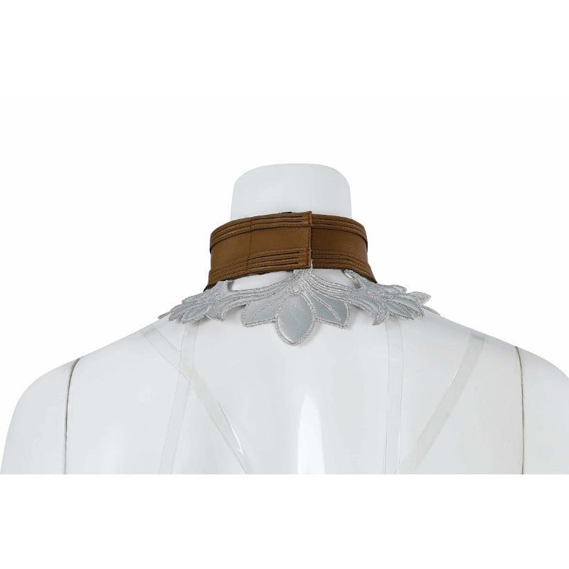 Костюм для косплея FF14 Nophica - Зеленое длинное платье для Хэллоуина и вечеринок