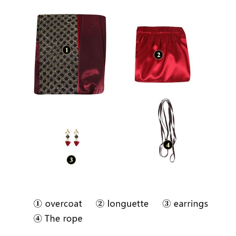 Дом Дракона Рейнера Костюм для Косплея Длинная Куртка и Юбка с Серьгой