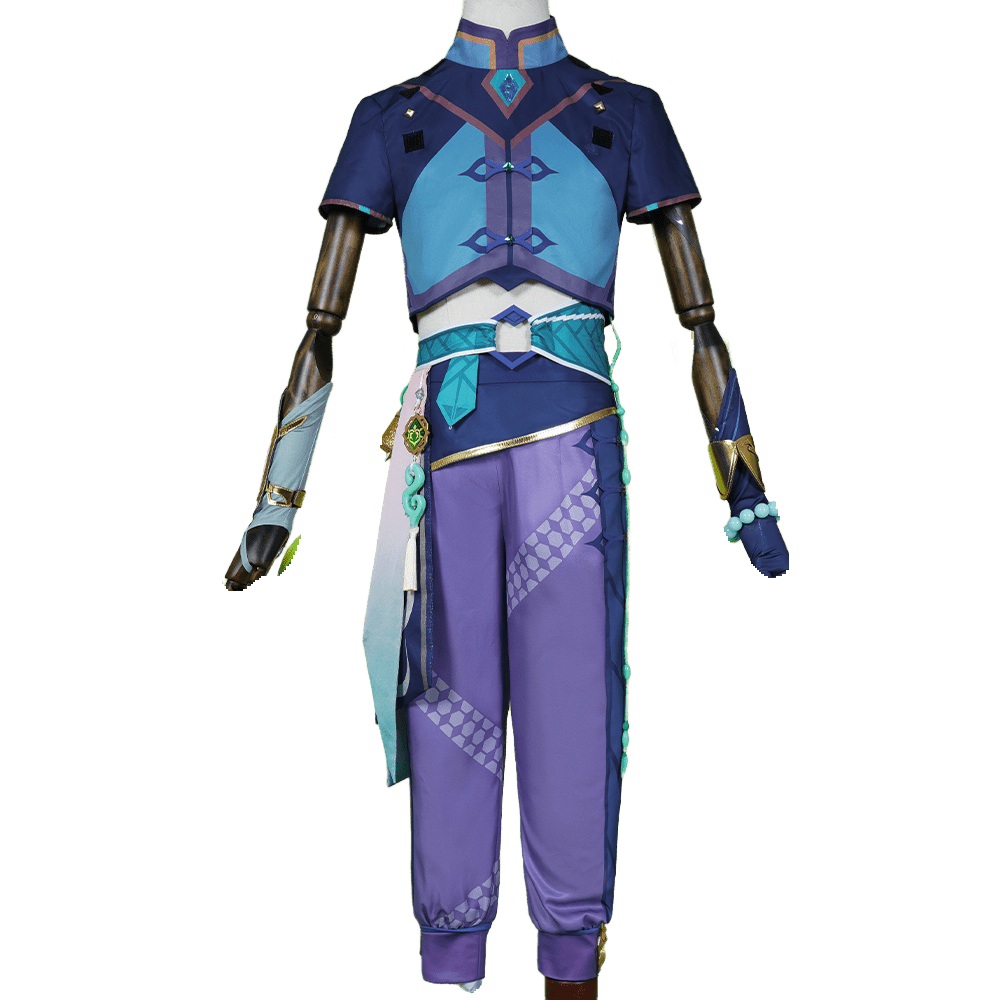 Костюм для косплея Байчжу из Genshin Impact – Погружающий наряд для мужчин