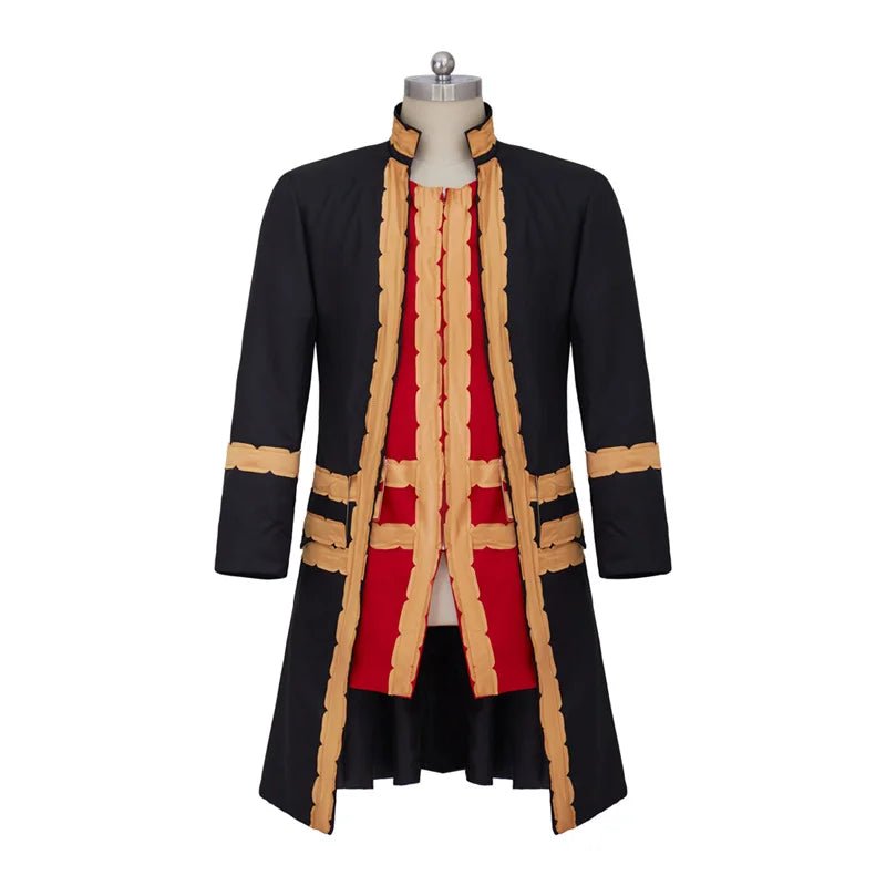 Мужской костюм колониального офицера 18 века: викторианское регентское пальто и цилиндр