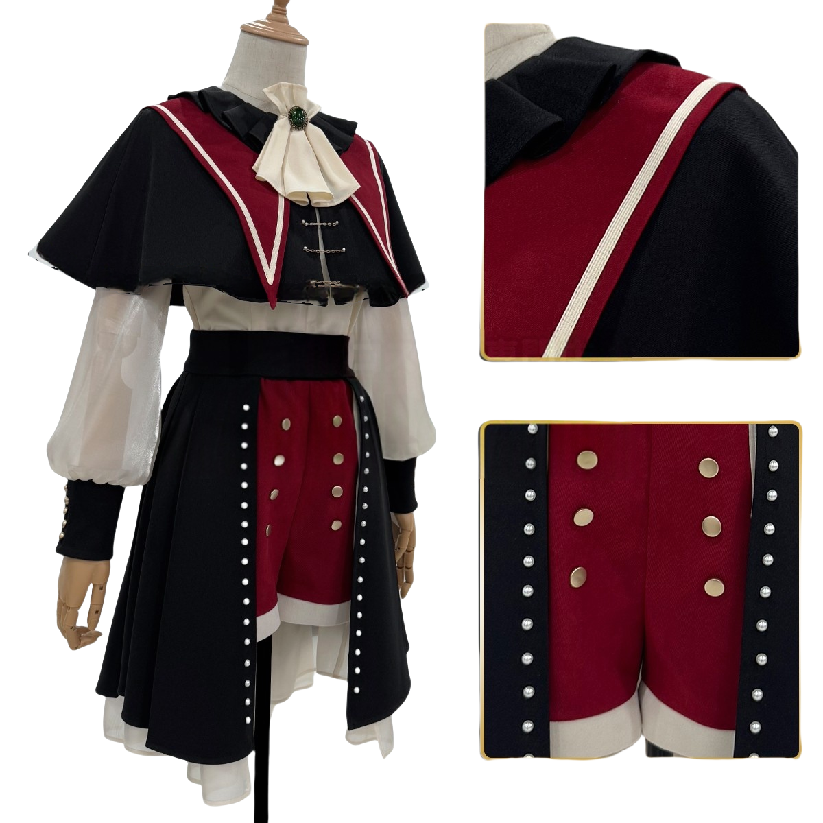 Костюм для косплея Wakaba Mutsumi из BanGDream Ave Mujica - Высокое качество