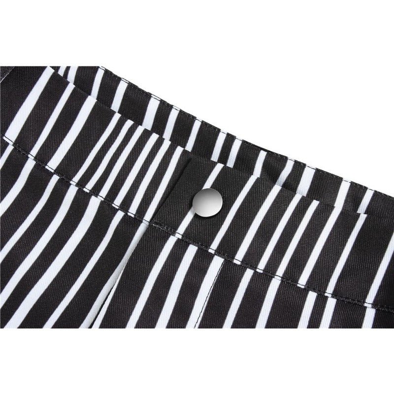 Костюм Джек Скеллингтон - Косплей черный полосатый костюм для Хэллоуина от Animegrad