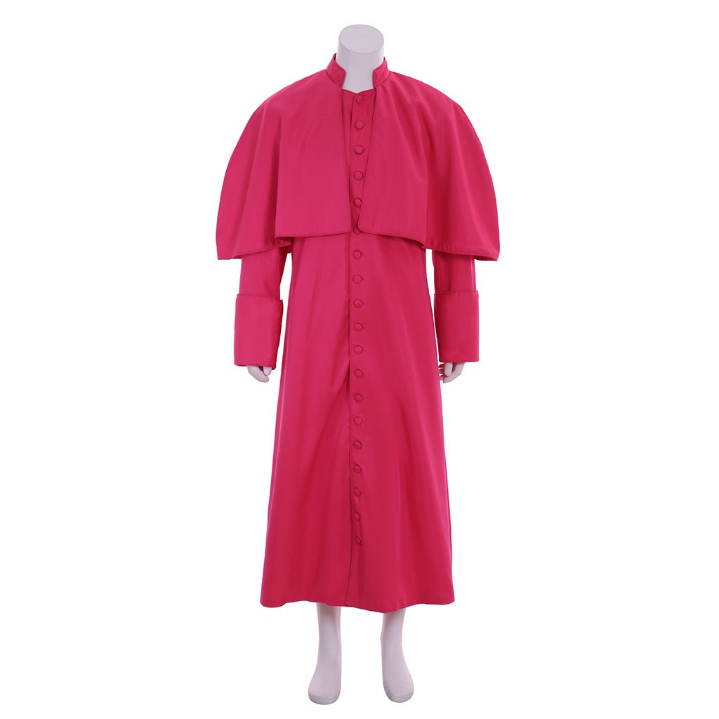 Мужской костюм римского духовенства - красная средневековая ряса с поясом