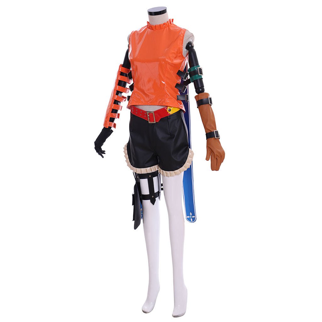 Костюм для косплея Рикку из Final Fantasy X | FFX FF10 Игровой наряд для фанатов