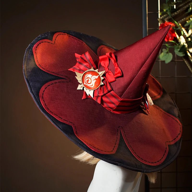 Костюм Косплея Клее Genshin Impact Маленькая Ведьма Клее Милое Платье для Женщин на Хэллоуин Карнавальные Вечеринки