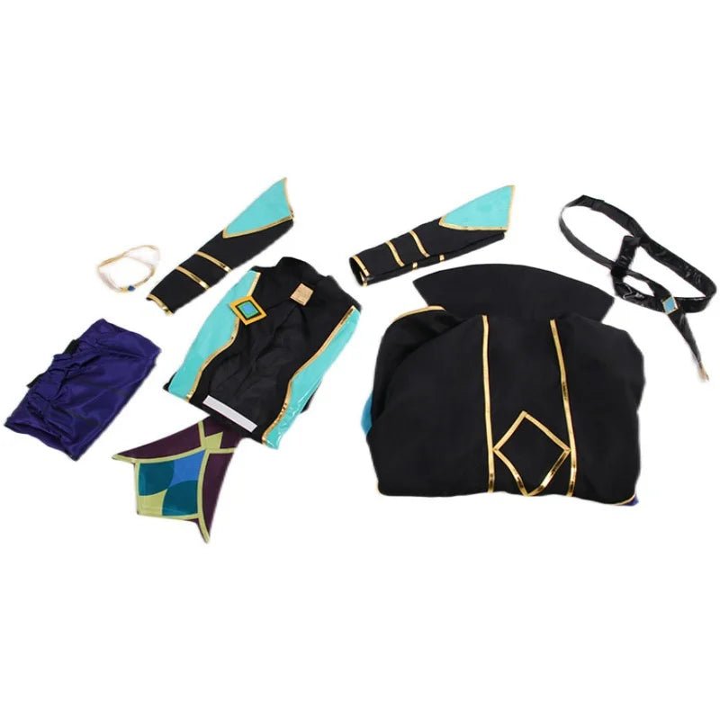 Игра LOL - Костюм Стража Звезд Ракана для косплея: Верх, Штаны, Плащ, Мужской костюм на Хэллоуин