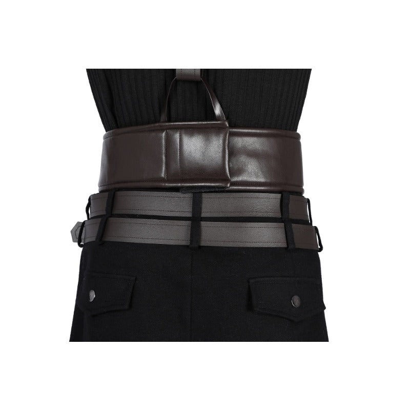 Костюм для косплея Cloud Strife из FF VII Rebirth: парик и наряд для Хэллоуина и карнавала