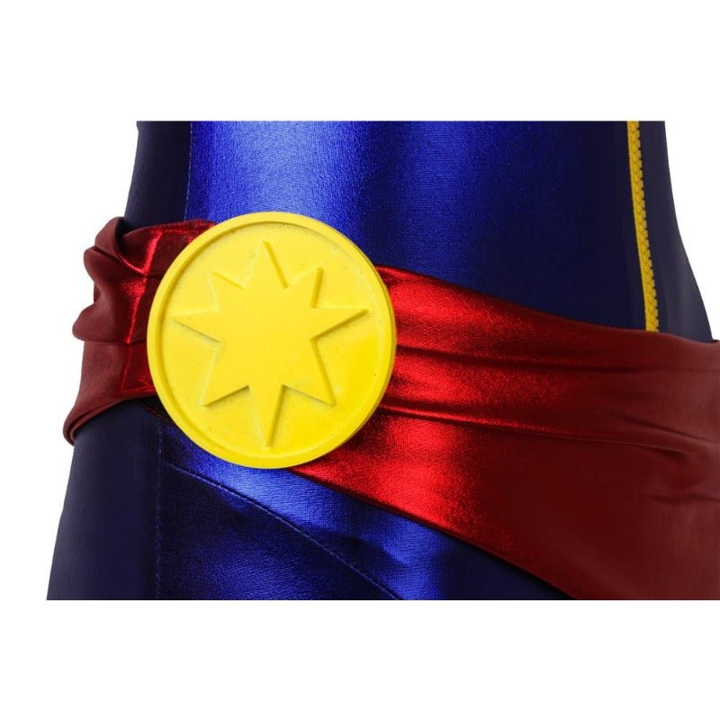 Костюм супергероя Капитан Марвел для детей - Комбинезон Avengers для Хэллоуина