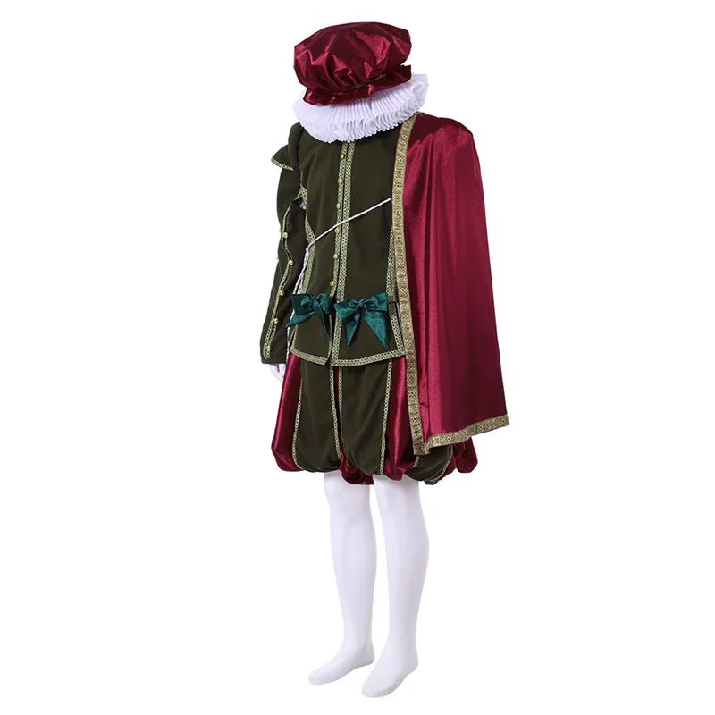 Костюм для косплея Король и Принц Тюдор 18 век - Благородный синий Рококо для мужчин | Animegrad Средневековая серия