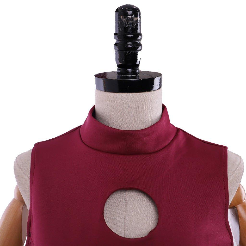 Красный костюм Асоки Тано для взрослых женщин | Боевой костюм и шляпа | Наряд на Хэллоуин Звездные Войны