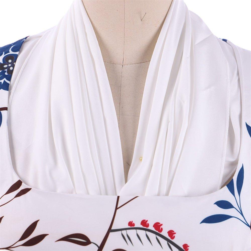 Костюм Рококо 18 века с цифровой печатью и растягивающейся хлопковой рубашкой от Animegrad