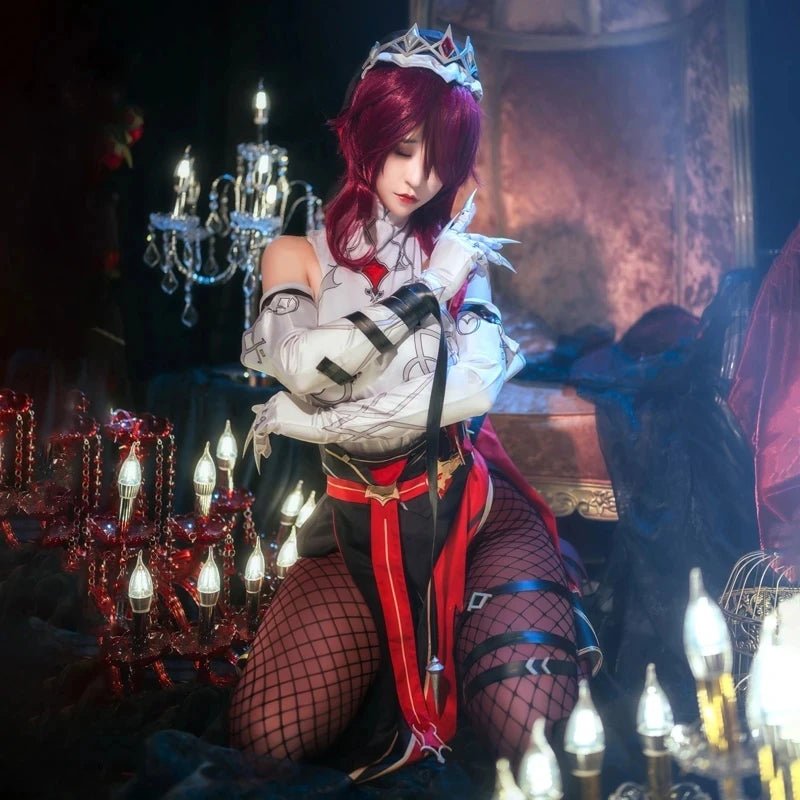 Костюм Розарии для косплея из игры Genshin Impact, женское платье