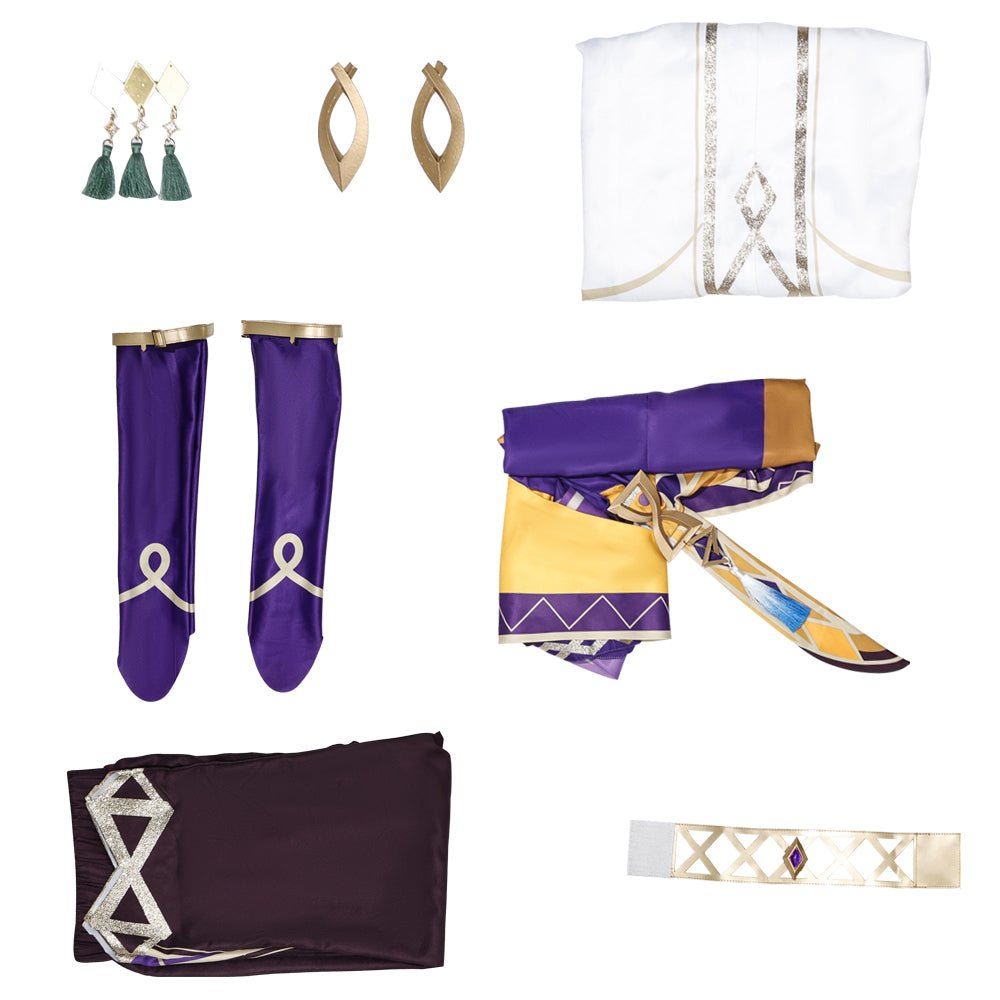 Костюм для косплея Genshin Impact - Наручник Сизифа с обновленными цветами ринстоуна, унисекс