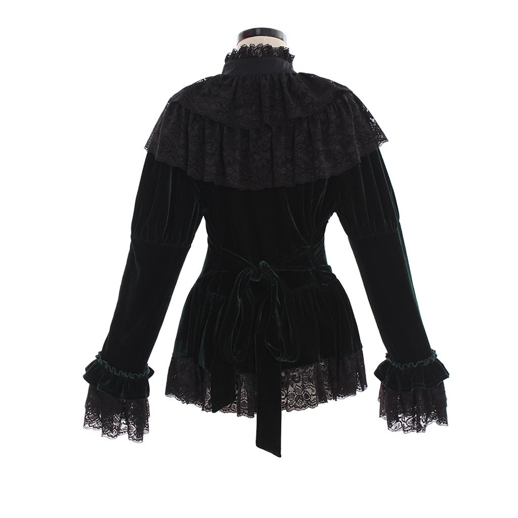 Блузка Lolita без рукавов из шифона с труба-рукавами для женщин и девушек