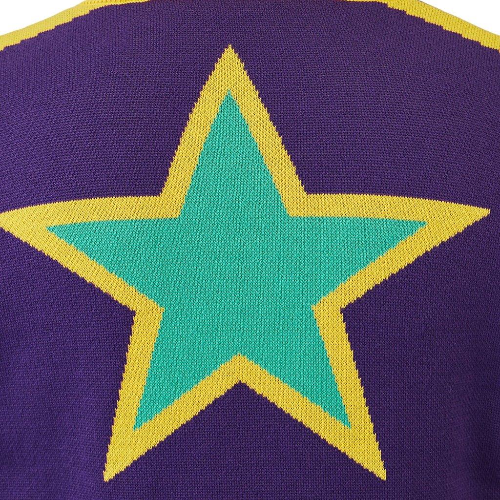 ДжоДжо Гвидо Миста Золотой Ветер Вязаный Свитер | Косплей Свитер Серия | Костюм ДжоДжо Невероятные Приключения