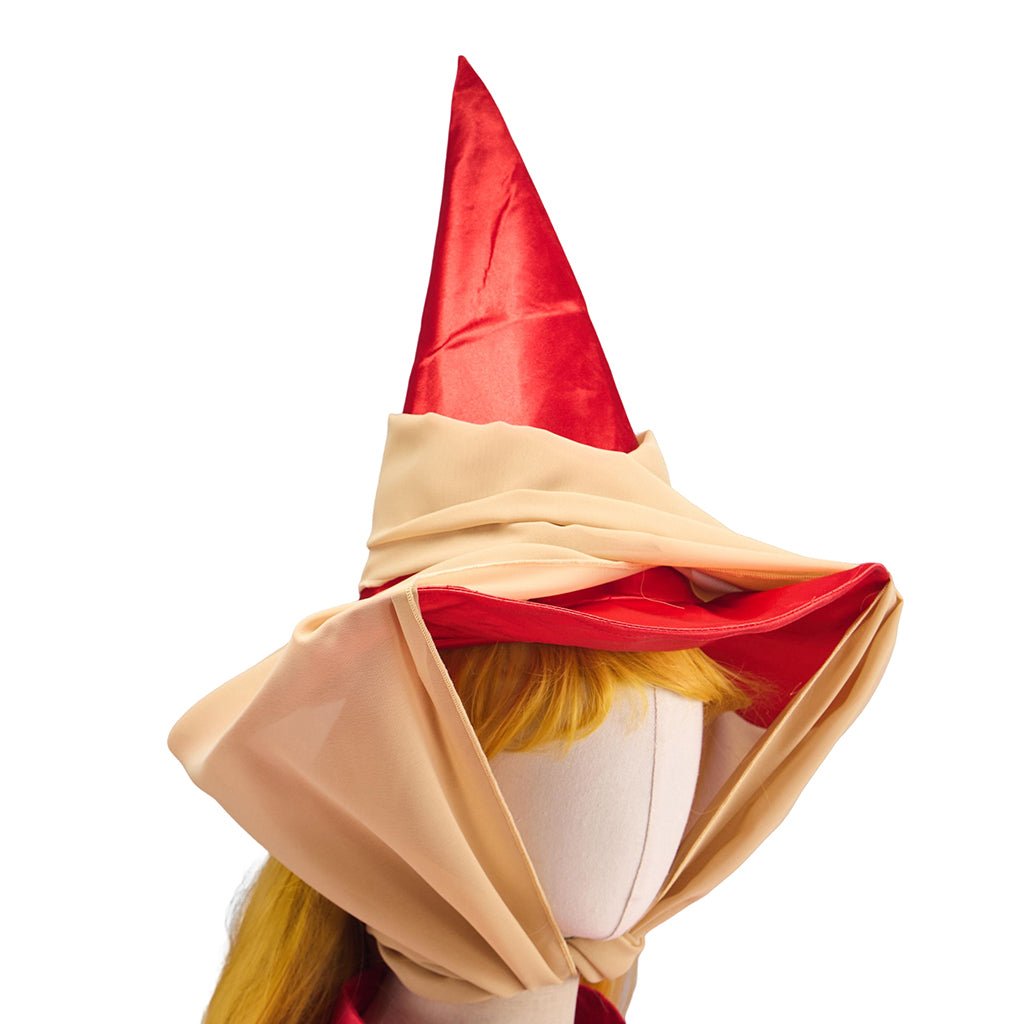 Красная мантия с остроконечной шляпой – идеальный костюм для косплея и конвенций