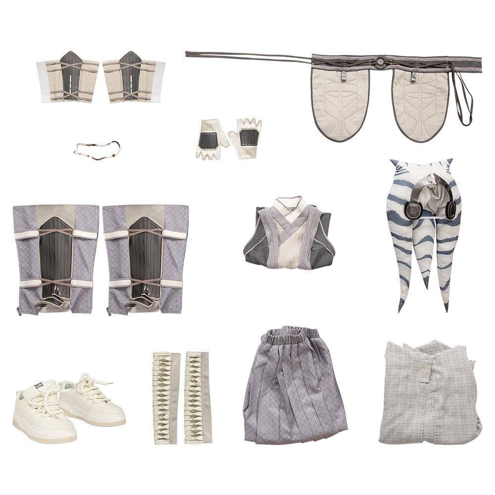 Белый косплей костюм Асоки Тано из сериала «Звёздные войны: Асока»