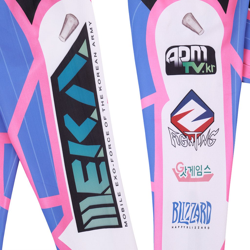 Костюм D.Va из Overwatch для косплея и геймеров - супергеройский зентай