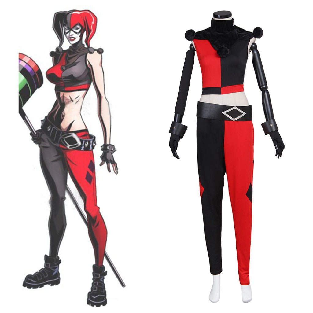 Костюм девушки-клоуна для косплея – Веселый наряд на Хэллоуин и карнавалы