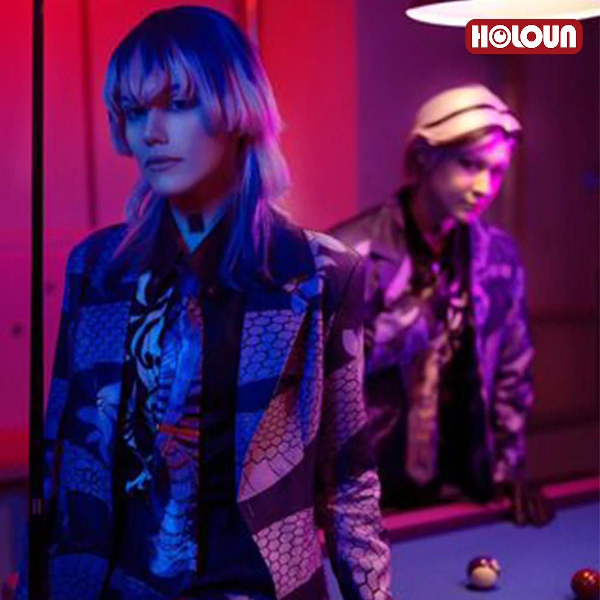 Токийский аниме костюм Риндо Хайтани Змеиный костюм Фиолетовый для косплея, Хэллоуина, Рождества