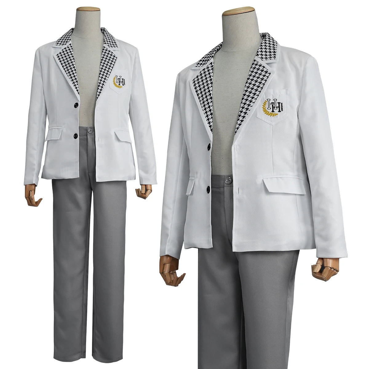 Blue Lock Anime Nagi Костюм для косплея Парик Черная толстовка DK Школьная форма Вышивка Брюки Роза Синтетические волокна