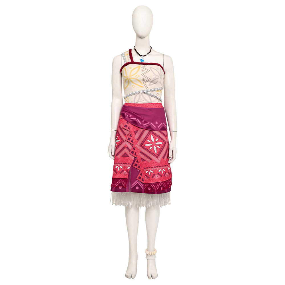 Костюм Моаны для косплея - Океаническое приключение для фанатов Диснея